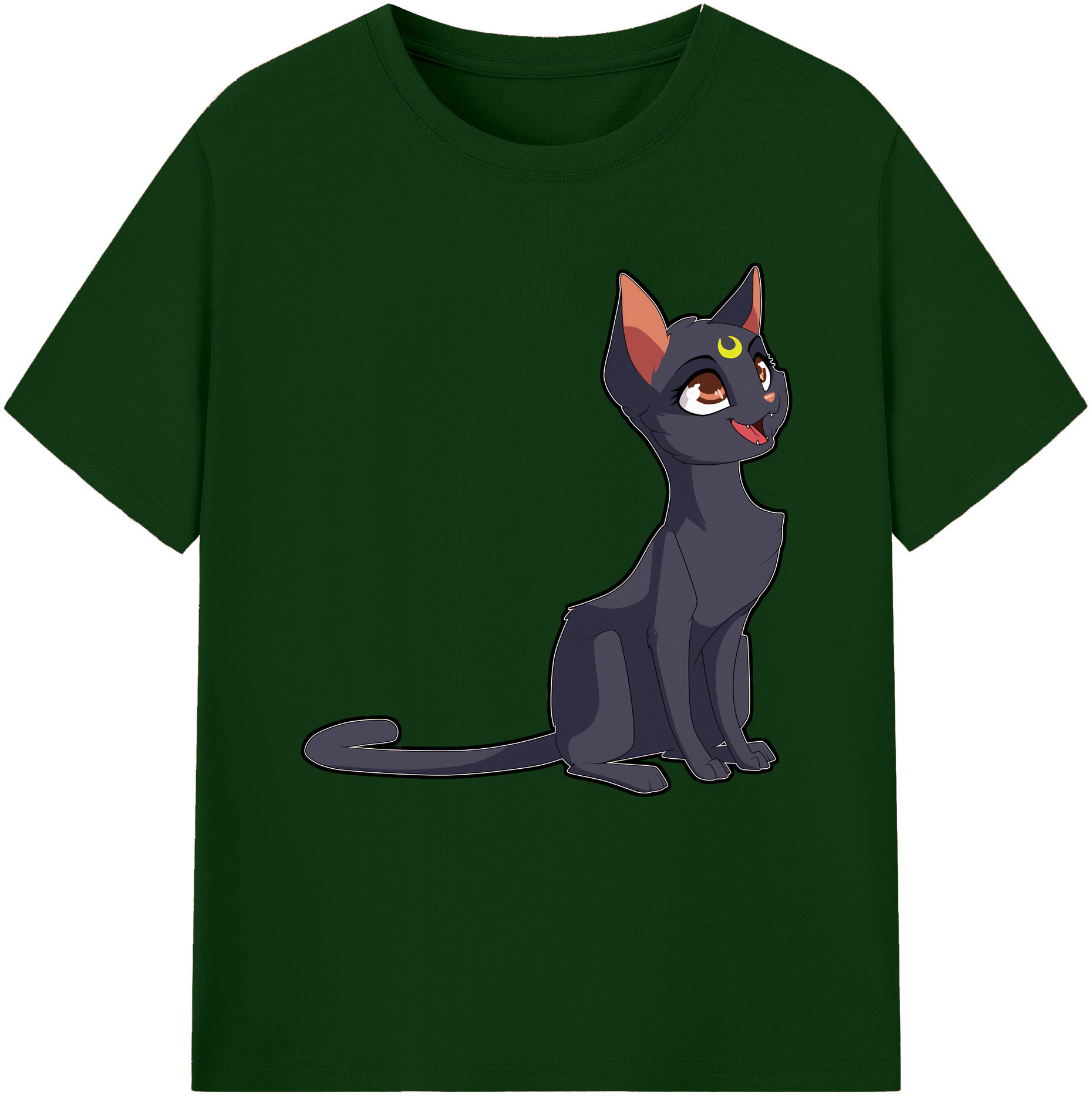 （画像用） 美少女戦士セーラームーン Sailor Moon 綿100％半袖Tシャツ（フロントプリント）
